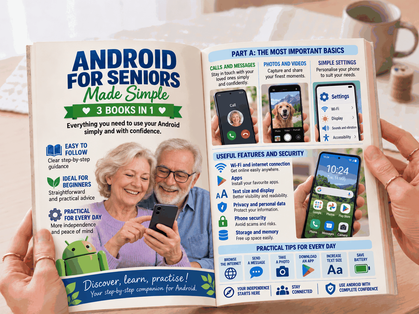 Android for Seniors – 3 Books in 1