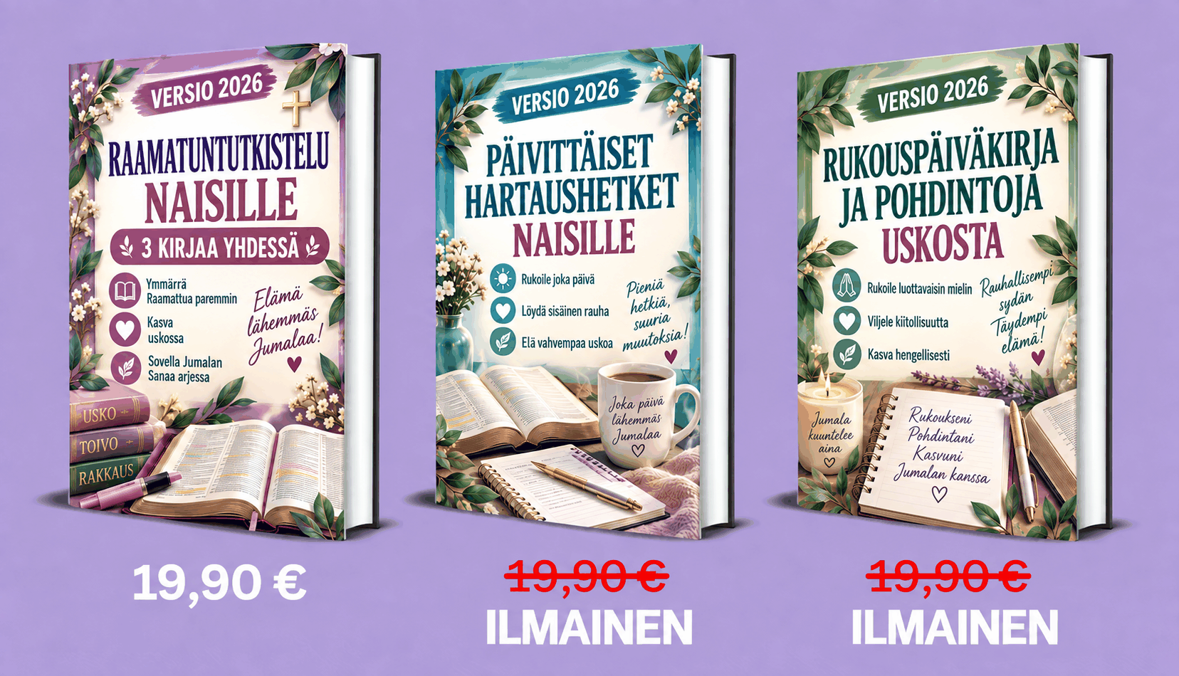 Raamatuntutkistelu naisille – 3 kirjaa 1:ssä