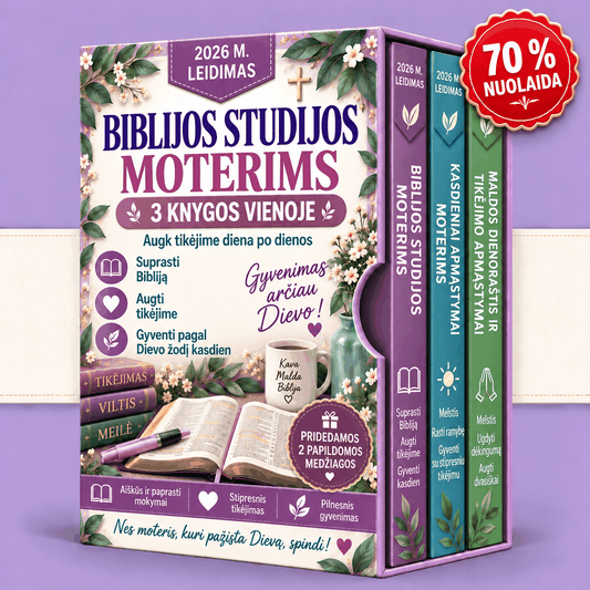 Biblijos studijos moterims – 3 knygos 1