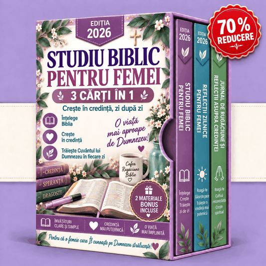 Studiul Bibliei pentru Femei – 3 Cărți în 1