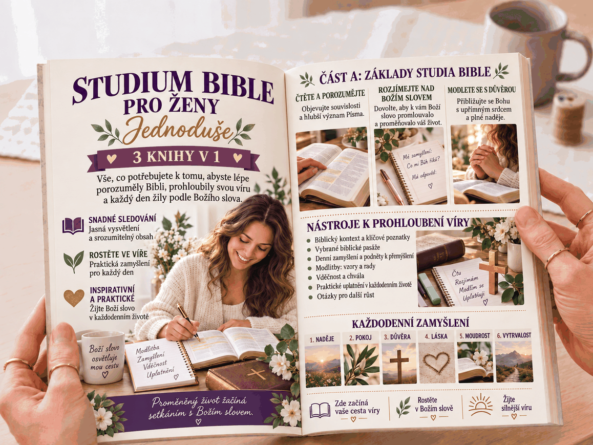 Studium Bible pro ženy – 3 knihy v 1