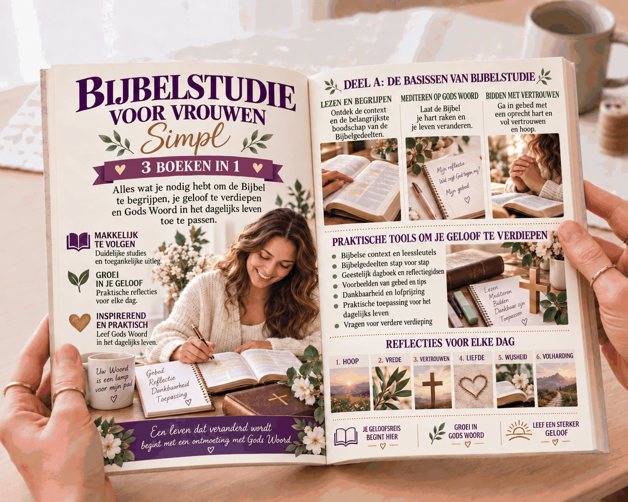 Bijbelstudie voor Vrouwen – 3 Boeken in 1