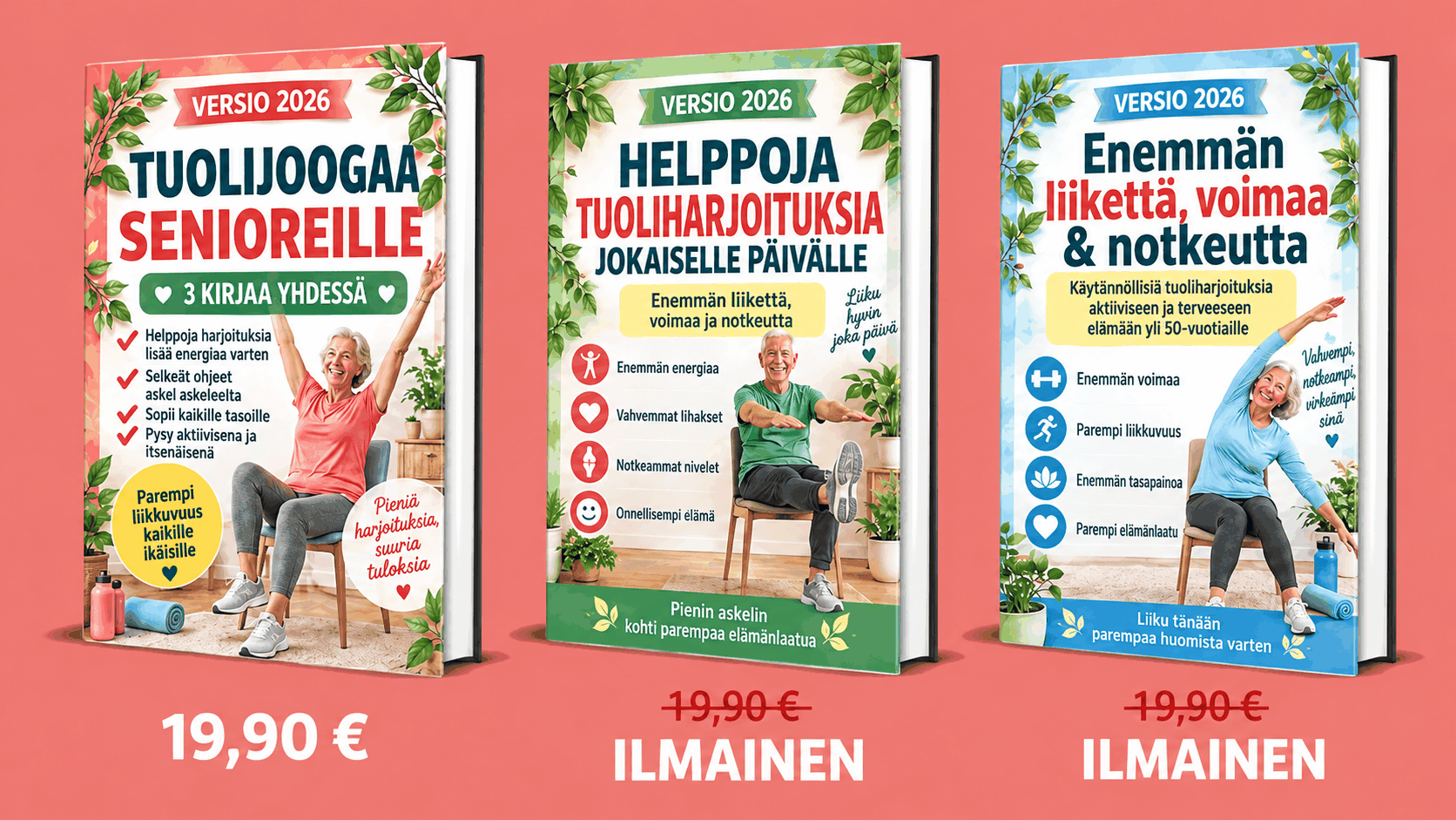 Stoeloefeningen voor Senioren – 3 Boeken in 1