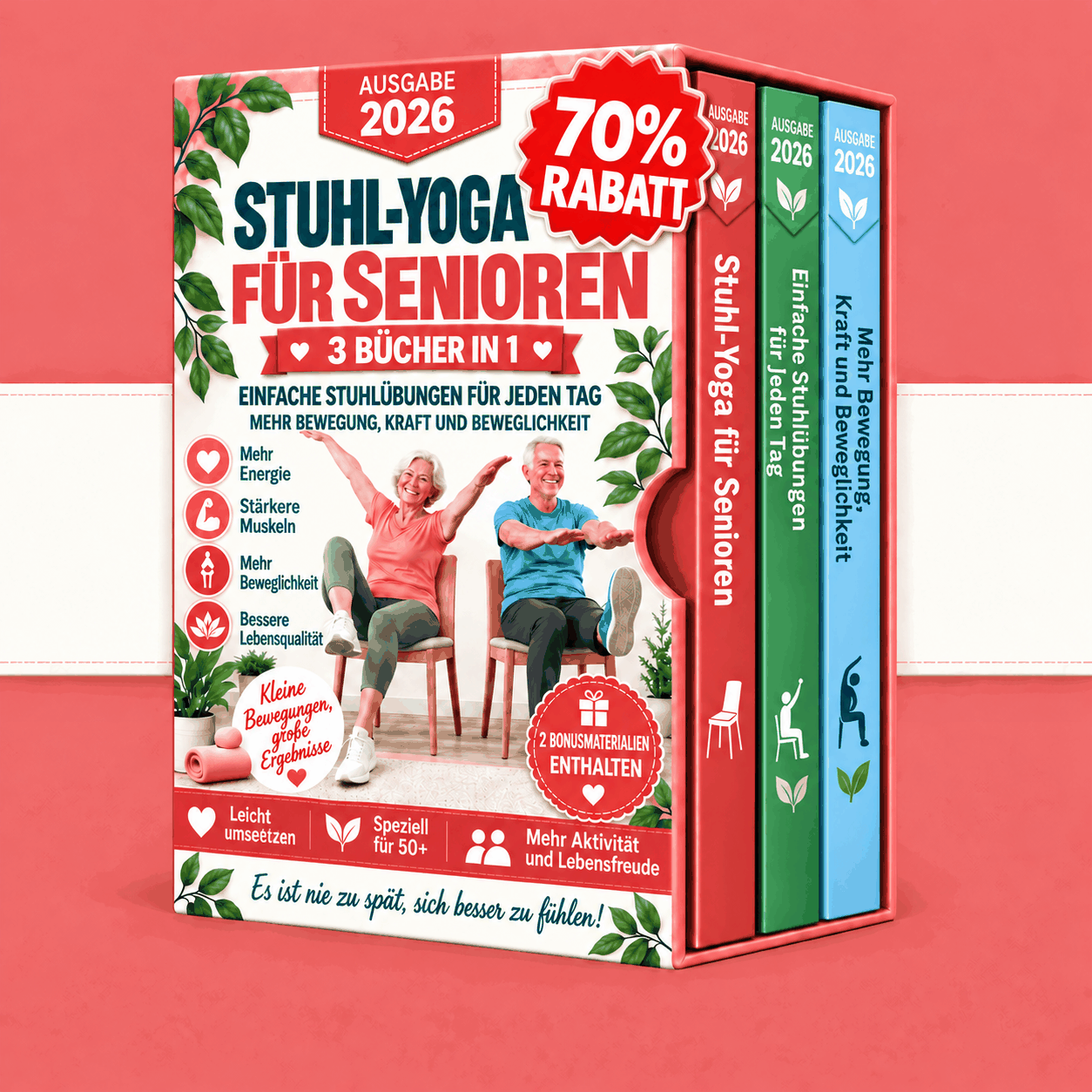 Stoeloefeningen voor Senioren – 3 Boeken in 1
