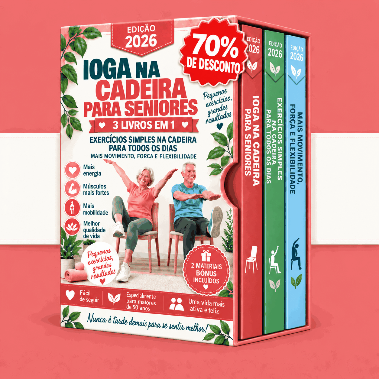 Stoeloefeningen voor Senioren – 3 Boeken in 1