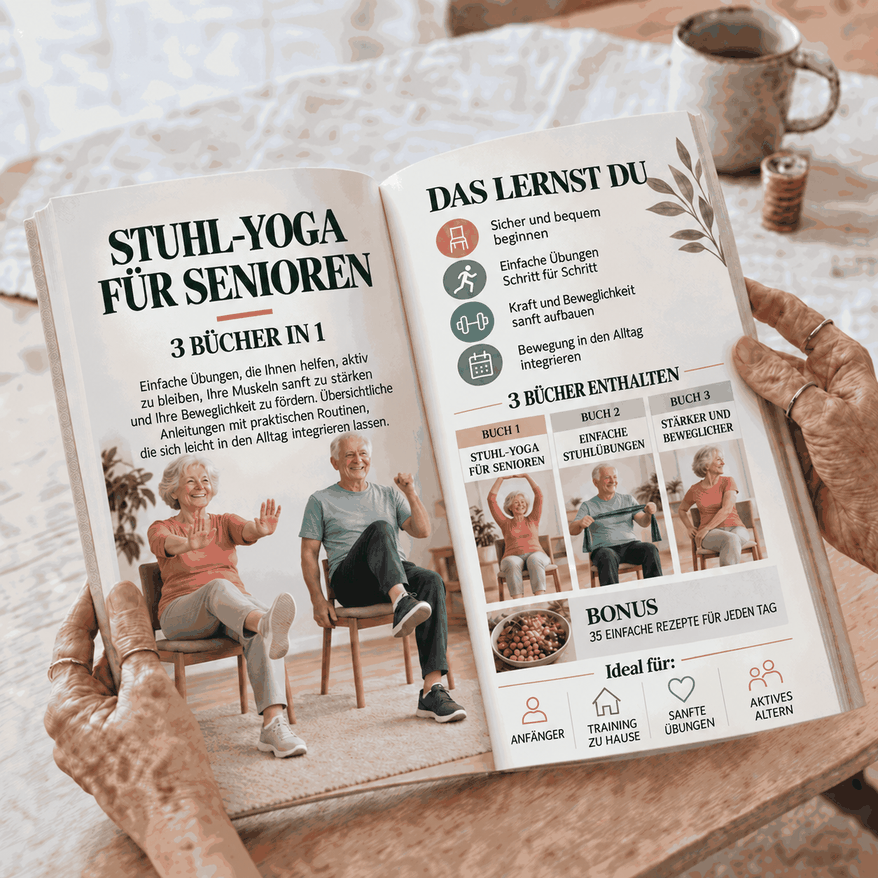 Stoeloefeningen voor Senioren – 3 Boeken in 1