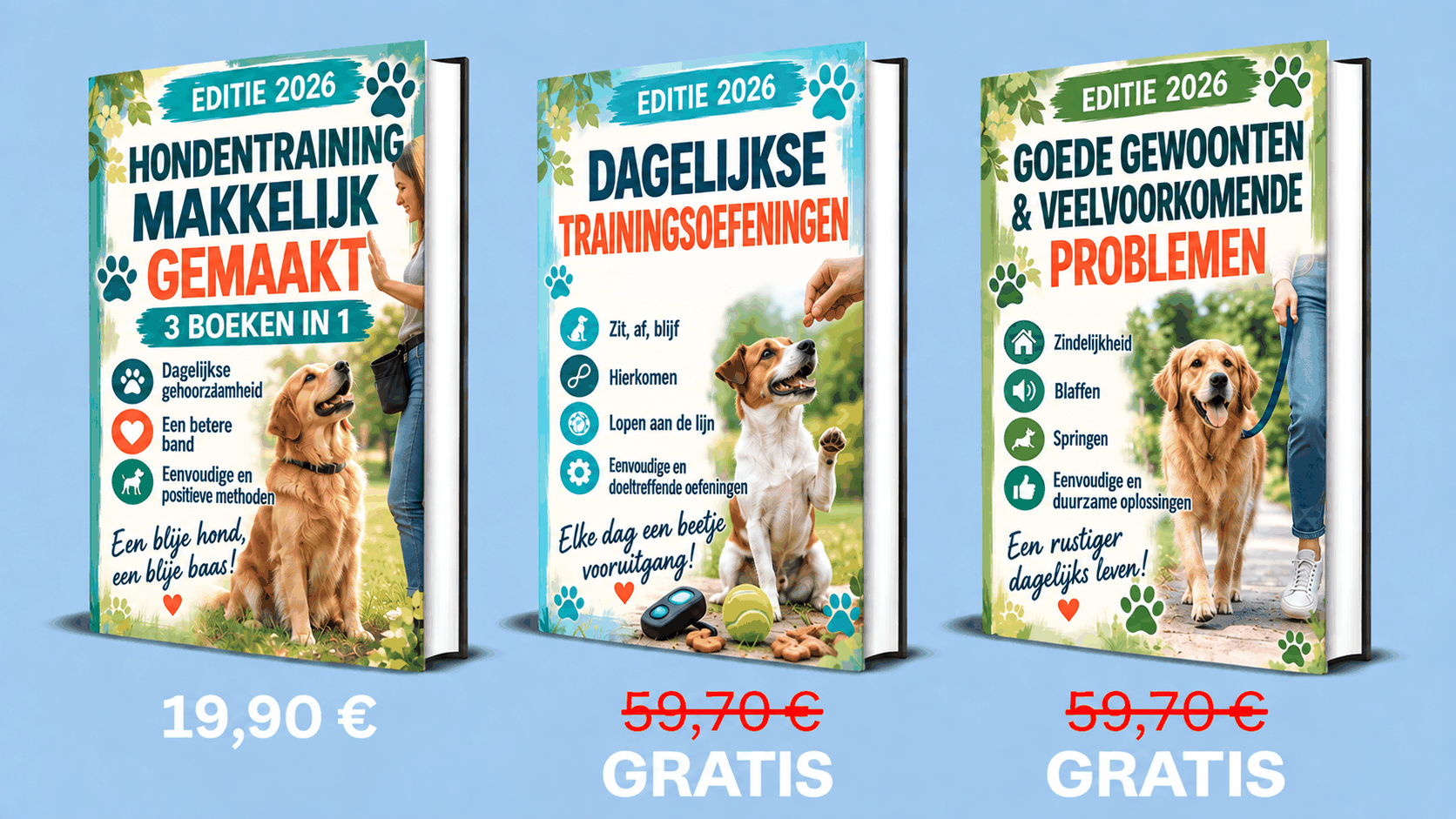 Hondentraining – 3 Boeken in 1