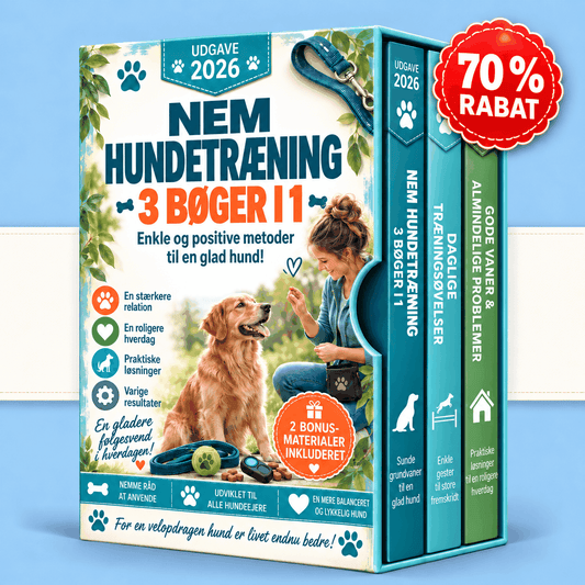 Hundetræning – 3 Bøger i 1
