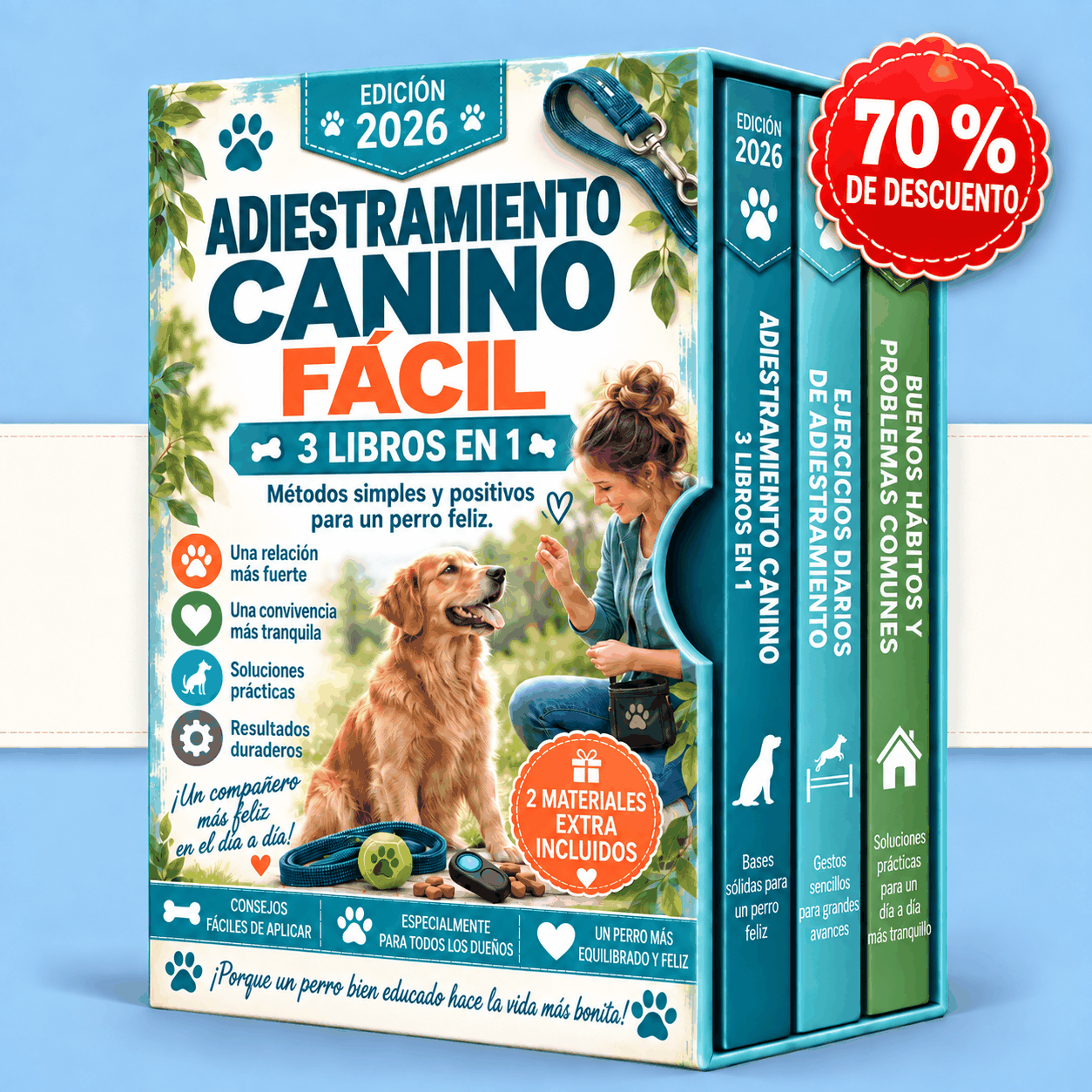 Adiestramiento Canino – 3 Libros en 1