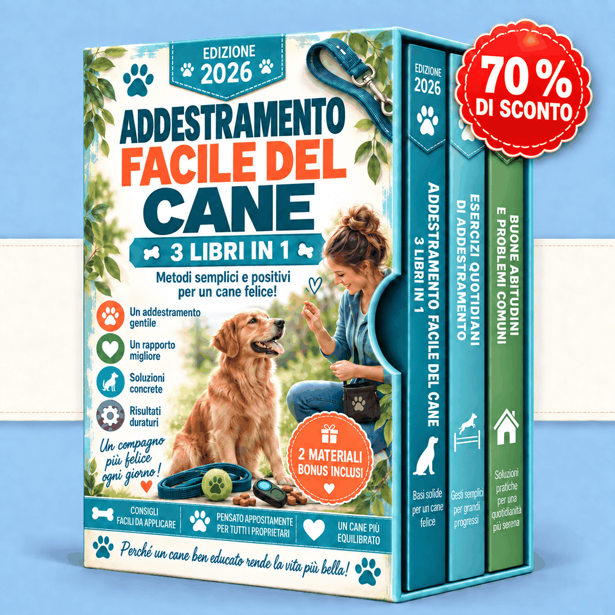 Addestramento Canino – 3 Libri in 1