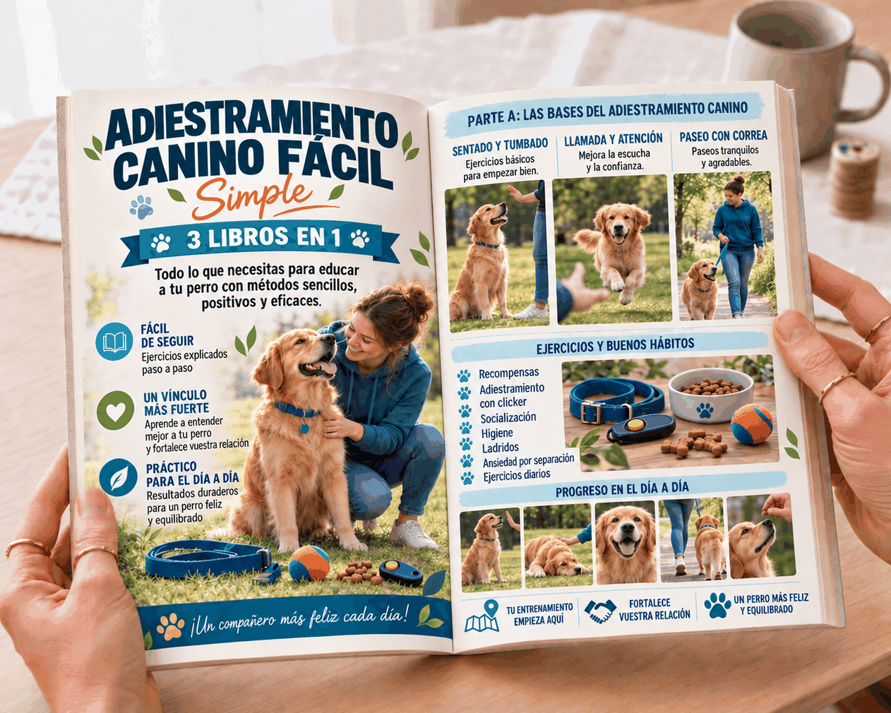 Adiestramiento Canino – 3 Libros en 1