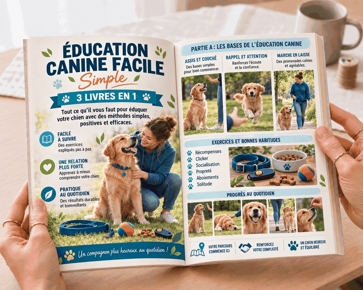 Éducation Canine – 3 Livres en 1