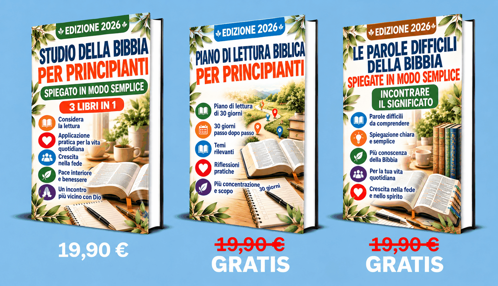 Studio della Bibbia per Principianti – 3 Libri in 1