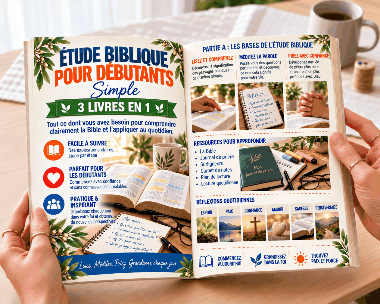 Étude Biblique pour Débutants – 3 Livres en 1