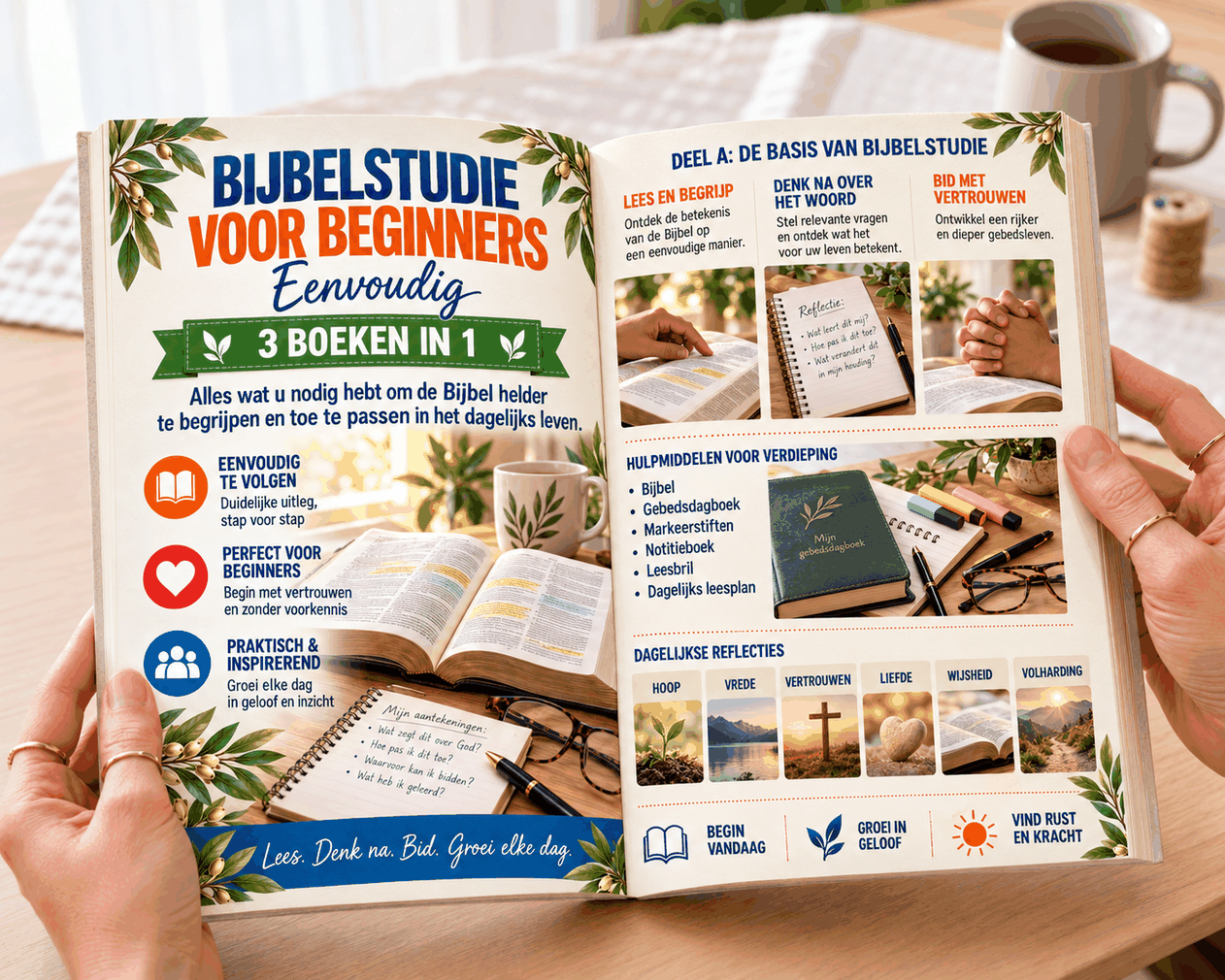 Bijbelstudie voor Beginners – 3 Boeken in 1