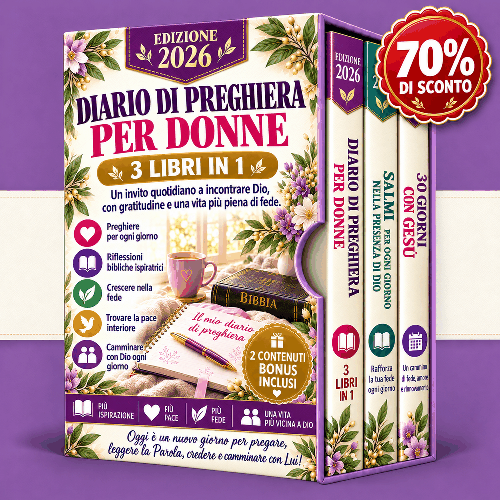 Diario di Preghiera per Donne – 3 Libri in 1