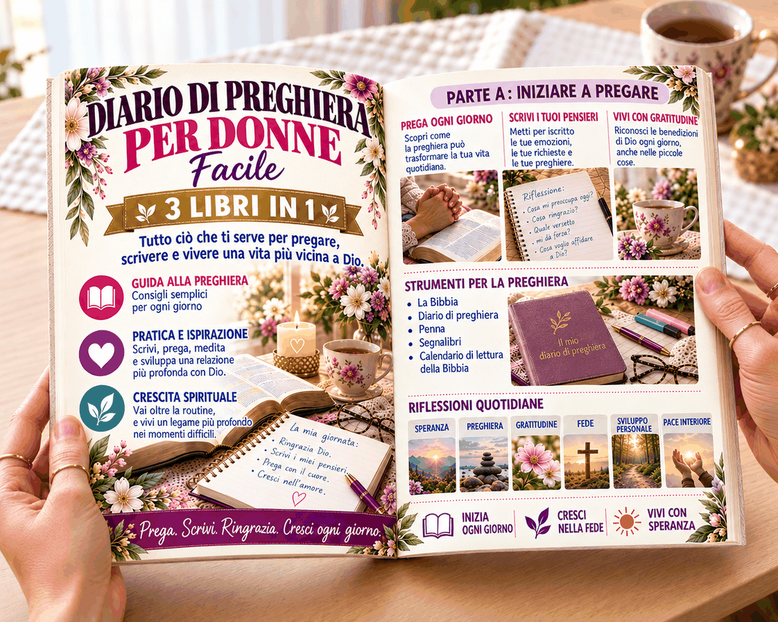 Diario di Preghiera per Donne – 3 Libri in 1